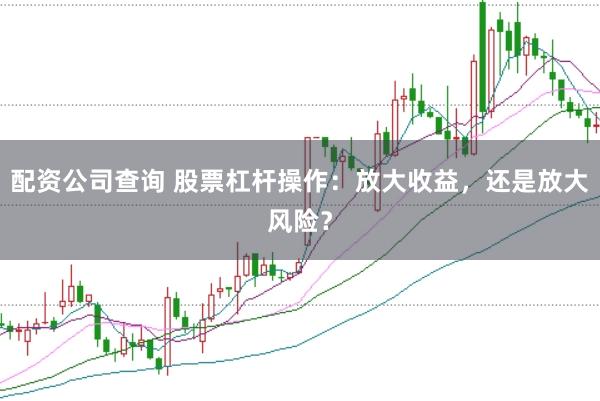 配资公司查询 股票杠杆操作：放大收益，还是放大风险？