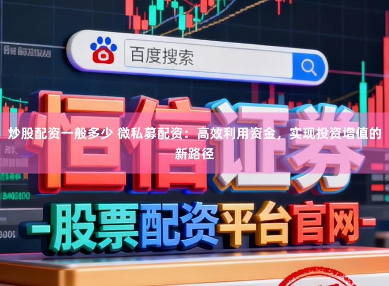 炒股配资一般多少 微私募配资:高效利用资金,实现投资增值的新路径