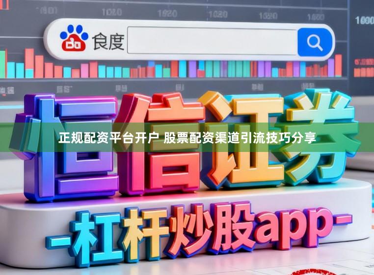 正规配资平台开户 股票配资渠道引流技巧分享